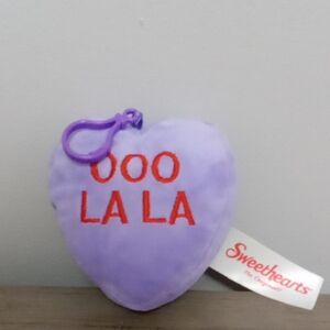 Sweethearts Purple Heart Handbag/ Key Chain New